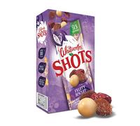 Whitworths Shots Fruity Biscuit | 12 X 25g | Yummy Fruit Snacks | Vegetarian Trail Mix, GMO-Free, Low Calorie Snack (Just 98 Calories) | Healthy Snack with Fibre