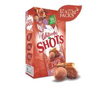 Whitworths Shots Toffee & Pecan | 12 X 25g | Yummy Fruit Snacks | Vegetarian Trail Mix, GMO-Free, Low Calorie Snack (Just 98 Calories) | Healthy Snack with Fibre