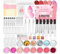 WhizToys 82 Pcs Lip Gloss Making Kit, Make Your Own Lip Gloss Set