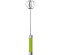 Whizzy Whisk,Semi Automatic Whisk,Subsequently Whisk,Semi Automatic Whisk Beater,Mixer Egg Milk Beater Milk Frother,Stainless Steel Semi-Automatic Whisk for Blending,Kitchen Tools (12in)
