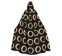WHJDPP A faint light flickers in the tree hole Prints Halloween Adult Hooded Cloak for Costume Parties and Theme Events