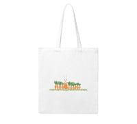 WHJDPP A rabbit is picking carrots in the field Picture Woman Canvas Tote Bag Strong and durable for traveling, shopping, Daily One Size