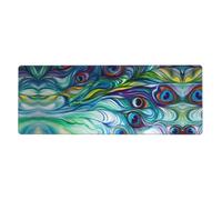 WHJDPP Abstract Feathers Prints Extended Mouse Pad 12x31.5in
