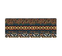 WHJDPP African Tribal Ethnic Texture Extended Mouse Pad 12x31.5in