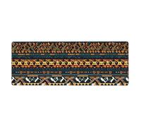 WHJDPP African Tribal Ethnic Texture Prints Extended Mouse Pad 12x31.5in