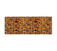 WHJDPP African Tribal Ethnic Texture Prints Extended Mouse Pad 12x31.5in