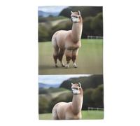 WHJDPP Alpaca's Body Display Picture Towel Towels 27.5x16in Skin-Friendly Absorbent Fluffy and Soft for Bathroom, Beach, Outdoors
