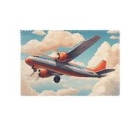 WHJDPP an Aeroplane in The Clouds Prints Placemats Set of 6 12x18in - Durable Table Layers for Stylish Home, Hotel & Festive Gatherings