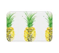 WHJDPP Be a pineapple Prints Hem Mat 40x60 - High-grade Polyester Bath Rug | Non-Slip Floor Cover | Durable & Easy Care Accent for Bathrooms, Vanity & Guest Suites