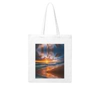WHJDPP Beach Maui Hawaii Sunset Sea Waves Clouds Picture Woman Canvas Tote Bag Strong and durable for traveling, shopping, Daily One Size