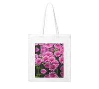 WHJDPP Beautiful pink flowers Picture Woman Canvas Tote Bag Strong and durable for traveling, shopping, Daily One Size