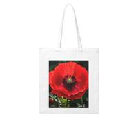 WHJDPP Beautiful Red Poppy Flower Picture Woman Canvas Tote Bag Strong and durable for traveling, shopping, Daily One Size