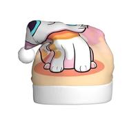 WHJDPP Big Eyed Kitten Picture Christmas Hat for Adult for Christmas, Halloween, New Year, sales, promotions