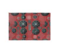 WHJDPP Biological Weapons Pattern Printing Placemats for Dining Table Set of 6 for Homes, and Banquets Easy to Clean at Room Temperature for Long-Lasting Use