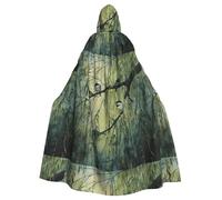 WHJDPP Birds chirping on the willow tree Printing Halloween Adult Hooded Cloak No Zipper, Comfortable & Durable for Role-Playing