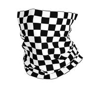 WHJDPP Black and white checkered Prints Multi-Functional Sport Headband - Seamless Knit Tube Cover for Running, Hiking, Cycling, Beach & Travel - Soft, Quick-Drying, Versatile Headwear