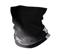 WHJDPP Black Background Moon Prints Multi-Functional Sport Headband - Seamless Knit Tube Cover for Running, Hiking, Cycling, Beach & Travel - Soft, Quick-Drying, Versatile Headwear