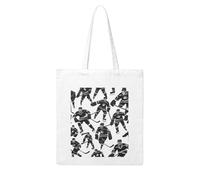 WHJDPP Black hockey Picture Woman Canvas Tote Bag Strong and durable for traveling, shopping, Daily One Size