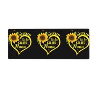 WHJDPP Blessed to Be Called Sunflower Prints Extended Mouse Pad 12x31.5in