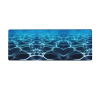 WHJDPP Blue Deep Ocean Extended Mouse Pad 12x31.5in