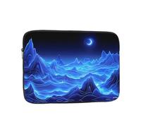 WHJDPP Blue Moon Blue Mountain Pattern Portable Laptop Sleeve Case 13 inch for Shockproof Protection and Lightweight Travel