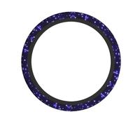 WHJDPP Bright Stars Prints Steering Wheel Cover - Durable Neoprene Auto Throw for Better Grip & Protection, Universal Fit for Cars, Trucks, SUVs & ATVs, Easy Installation & Washable
