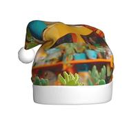 WHJDPP Cactus Collection Picture Christmas Hat for Adult for Christmas, Halloween, New Year, sales, promotions