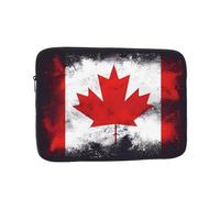 WHJDPP Canadian Flag Prints Shockproof Portable Laptop Sleeve Bag 15 inch for Men and Women Business Travel, Office Daily Use