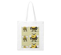 WHJDPP Cartoon wasp Printing Woman Canvas Tote Bag Strong and durable for traveling, shopping, Daily One Size