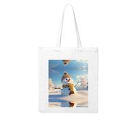WHJDPP cartoon Winter snowman Picture Woman Canvas Tote Bag Strong and durable for traveling, shopping, Daily One Size