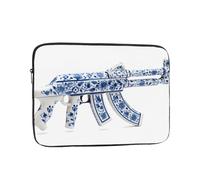 WHJDPP Ceramic Gun Pattern Portable Laptop Sleeve Case 15 inch for Shockproof Protection and Lightweight Travel