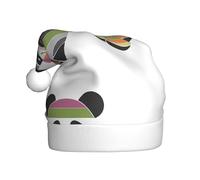WHJDPP Colorful pandas Picture Christmas Hat for Adult for Christmas, Halloween, New Year, sales, promotions