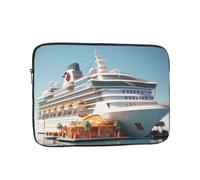 WHJDPP Cruise Ship Pattern Portable Laptop Sleeve Case 10 inch for Shockproof Protection and Lightweight Travel
