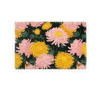 WHJDPP Cuju Full Screen Printing Placemats for Dining Table Set of 6 for Homes, and Banquets Easy to Clean at Room Temperature for Long-Lasting Use