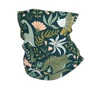 WHJDPP Cute Dinosaur Prints Multi-Functional Sport Headband - Seamless Knit Tube Cover for Running, Hiking, Cycling, Beach & Travel - Soft, Quick-Drying, Versatile Headwear