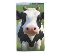 WHJDPP Cute Little Cow Picture Towel Towels 27.5x16in Skin-Friendly Absorbent Fluffy and Soft for Bathroom, Beach, Outdoors