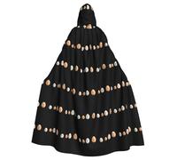 WHJDPP Cute little eggs Printed Halloween Adult Hooded Cape Cloak - Super Large Hooded Cloak No Zipper