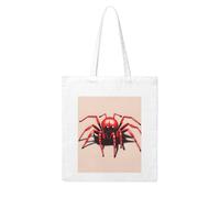 WHJDPP Cute little red spider Picture Woman Canvas Tote Bag Strong and durable for traveling, shopping, Daily One Size