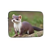 WHJDPP Cute Weasel Prints Shockproof Portable Laptop Sleeve Bag 15 inch for Men and Women Business Travel, Office Daily Use