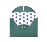 WHJDPP Dark Green Greeting Card Evil eyes Printing 4x6in for Christmas, children's birthdays, Valentine's Day, wedding anniversaries, and party invitations