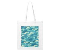 WHJDPP dawn ocean waves Picture Woman Canvas Tote Bag Strong and durable for traveling, shopping, Daily One Size