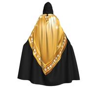 WHJDPP Diamond heart Picture Halloween Adult Hooded Cape Cloak with Bow Tie for Costume Parties, Cosplay