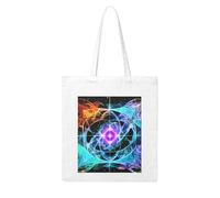 WHJDPP Eight Dimensional Space Picture Woman Canvas Tote Bag Strong and durable for traveling, shopping, Daily One Size