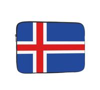 WHJDPP Flag of Iceland Prints Shockproof Portable Laptop Sleeve Bag 12 inch for Men and Women Business Travel, Office Daily Use