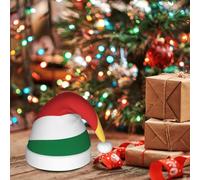 WHJDPP Flag of Seychelles Printed Christmas Hat for Adult Festive Celebrations as a Gift for Men and Women