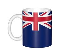 WHJDPP Flag of the Cayman Islands Printed mug ceramic Mugs for cappuccino, latte, cereal, yogurt, milk, hot or cold drinks Micro-wave oven