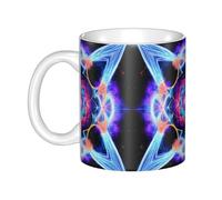 WHJDPP Four Dimensional Space Printed mug ceramic Mugs for cappuccino, latte, cereal, yogurt, milk, hot or cold drinks Micro-wave oven