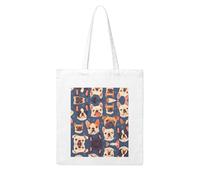 WHJDPP french bulldog Picture Woman Canvas Tote Bag Strong and durable for traveling, shopping, Daily One Size