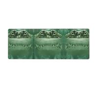 WHJDPP Gator Lurking Green Extended Mouse Pad 12x31.5in