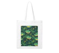 WHJDPP gator lurking green Picture Woman Canvas Tote Bag Strong and durable for traveling, shopping, Daily One Size